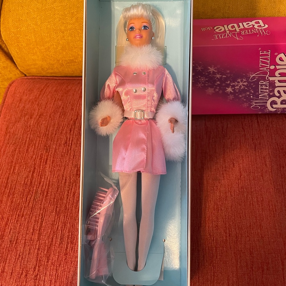 Barbie Winter Dazzle Special Edition Pink Box